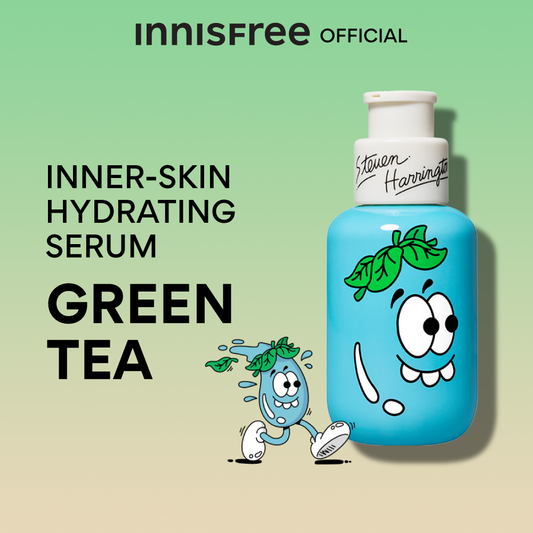 innisfree green tea hyaluronic serum limited set