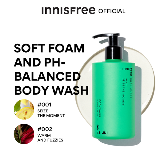 Innisfree Isle Number Body Wash 300 ml. อินนิสฟรี ไอล์ นัมเบอร์ บอดี้ วอช 300 มล.