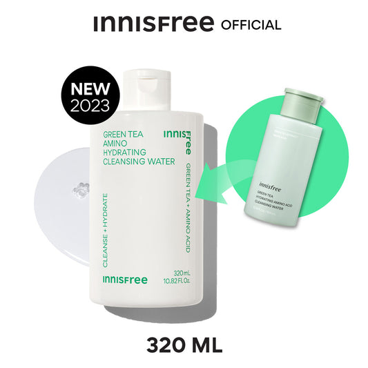 innisfree green tea amino hydrating cleansing water 320ml