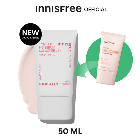 innisfree Tone Up  No Sebum Sunscreen  SPF50+  PA++++ 60 ml